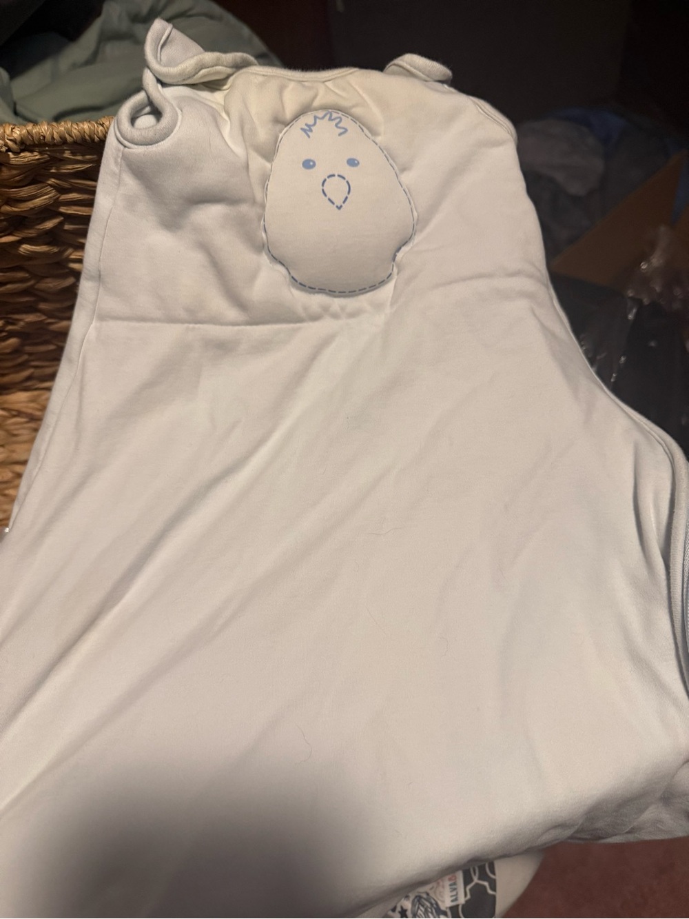 Nested Bean light blue Baby Sleep Sack